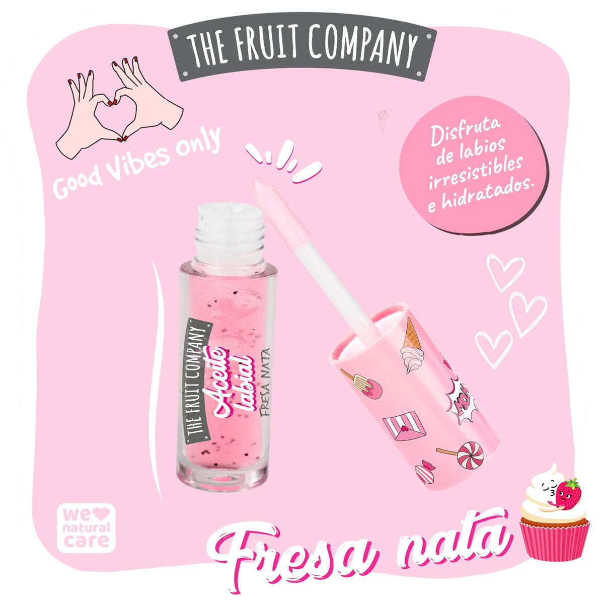 Aceite Labial Fresa Nata