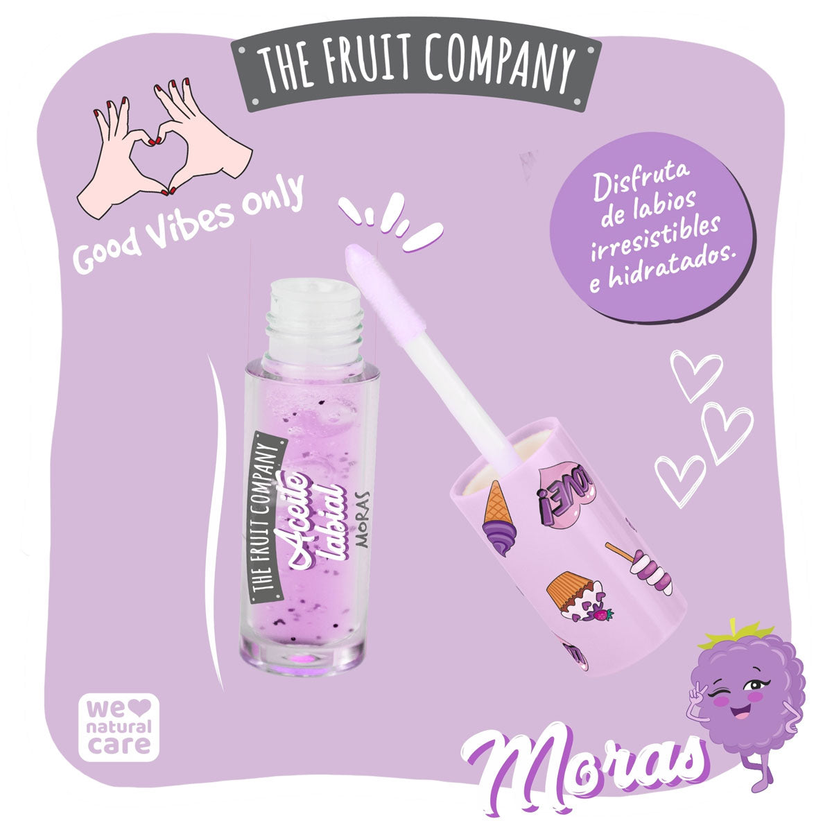 Aceite Labial Moras