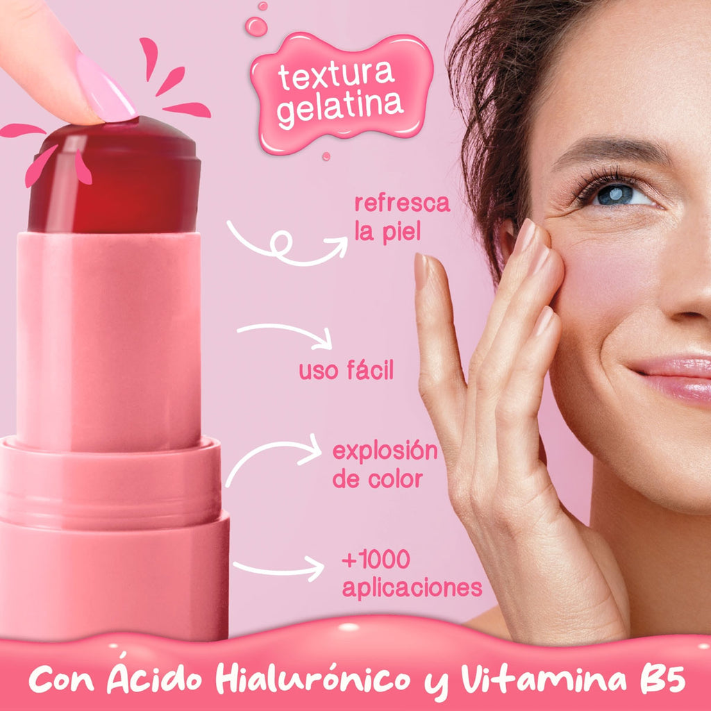 Blush Gelatina Frambuesa para labios y mejillas