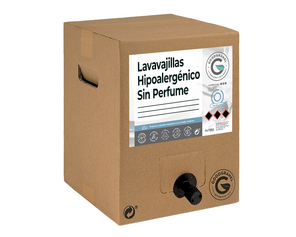 LAVAVAJILLAS MANUAL HIPOALERGÉNICO SIN PERFUME 15kg