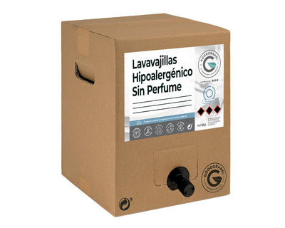 LAVAVAJILLAS MANUAL HIPOALERGÉNICO SIN PERFUME 15kg