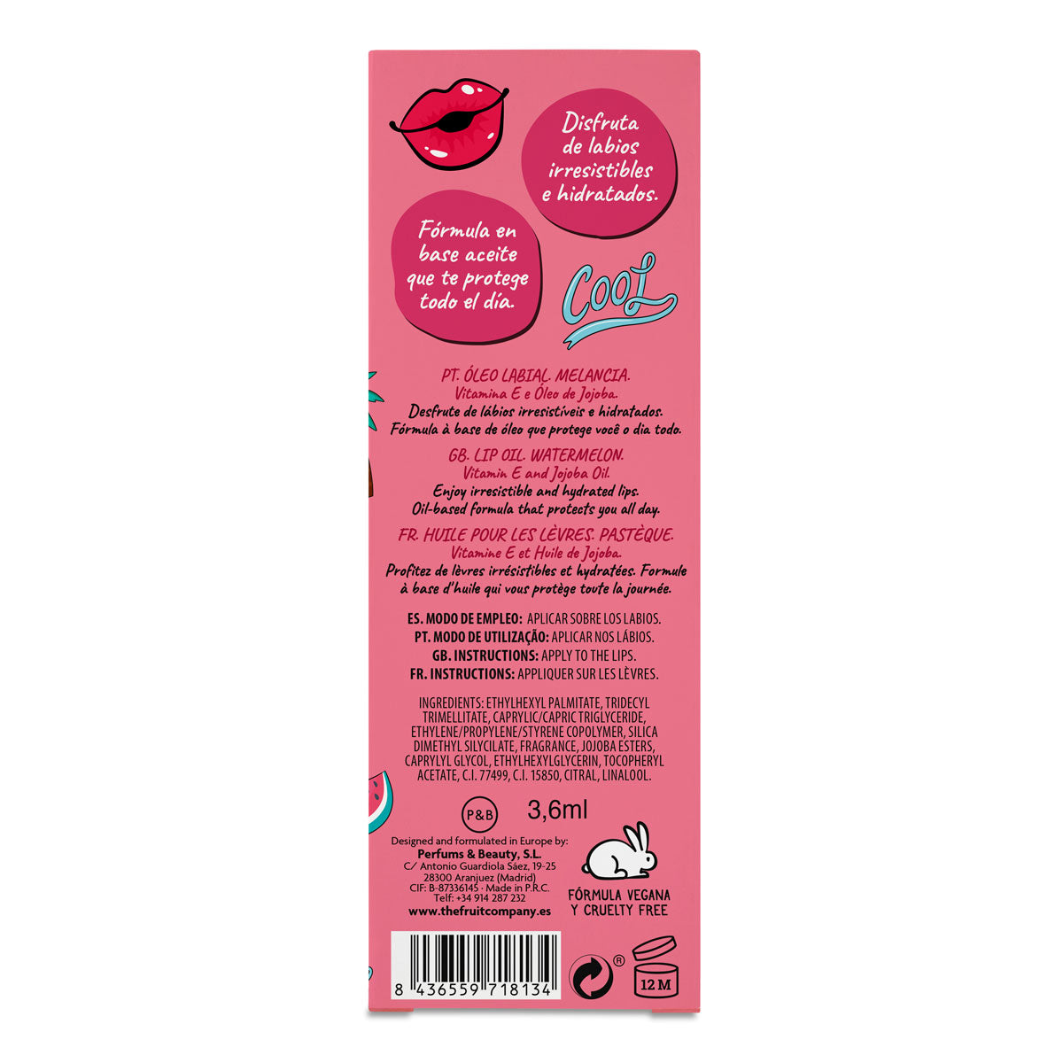 Aceite Labial Sandía