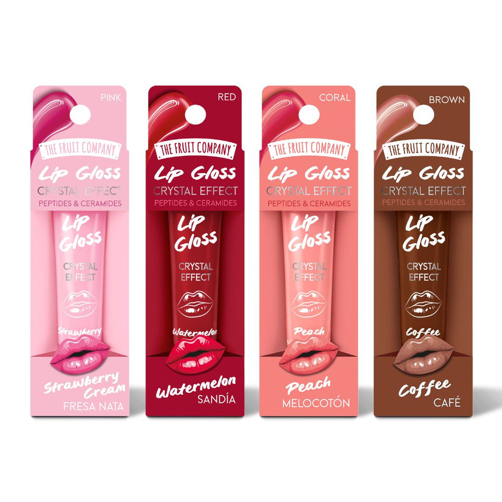 PACK 4 LIP GLOSS CRYSTAL EFFECT