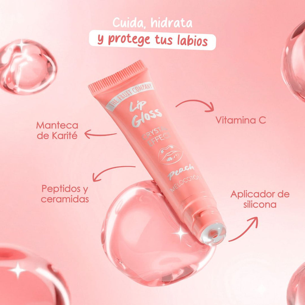 PACK 4 LIP GLOSS CRYSTAL EFFECT