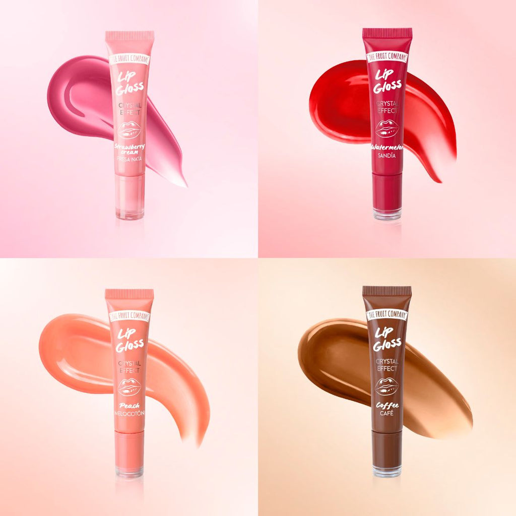 PACK 4 LIP GLOSS CRYSTAL EFFECT
