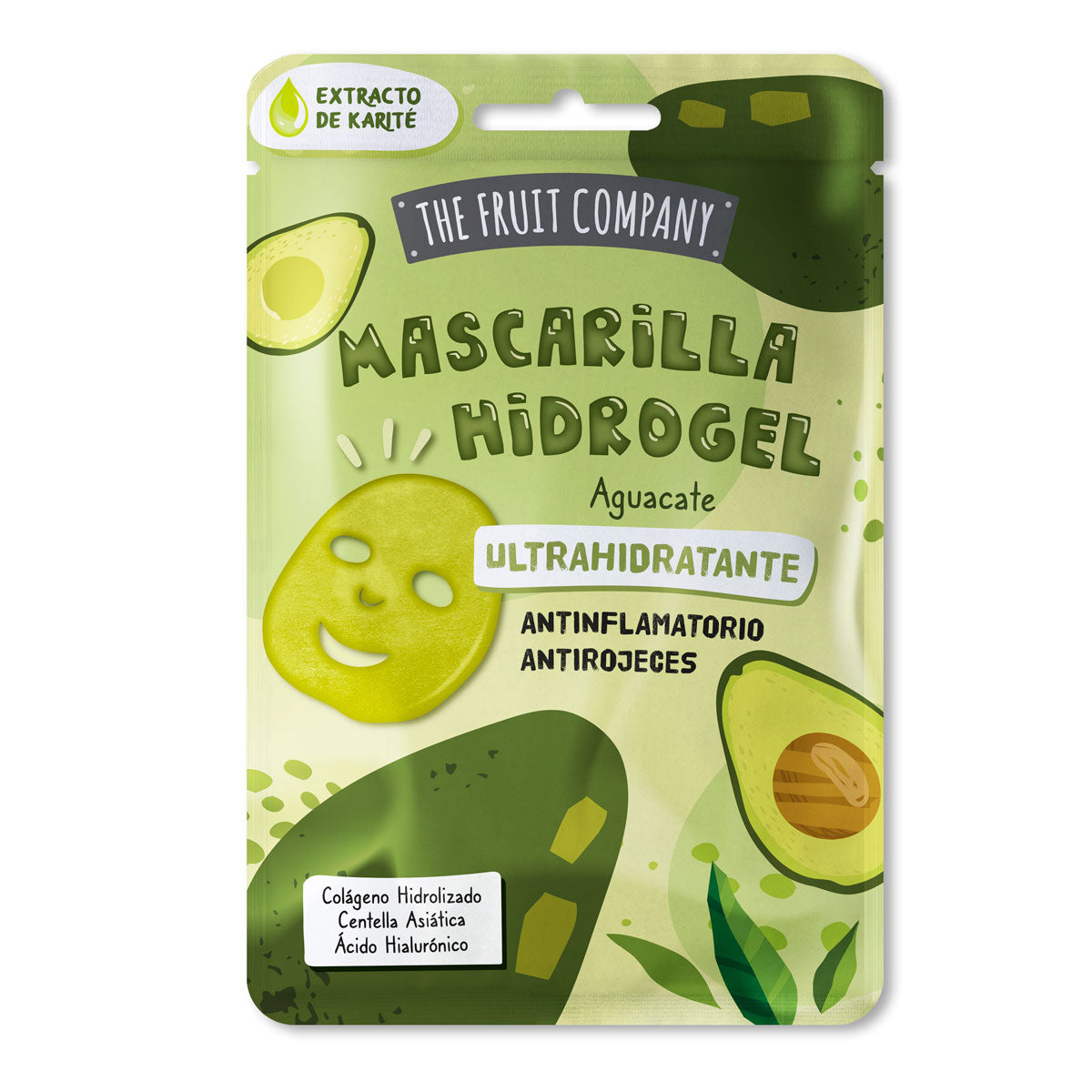 Mascarilla Facial Hidrogel Aguacate